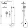 Душевая система LEMARK KARELIA LMF-2026S-GM
